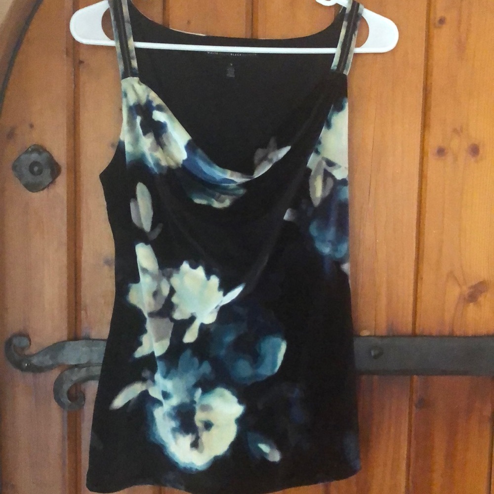 Velvet Tank w/ Strap Detail